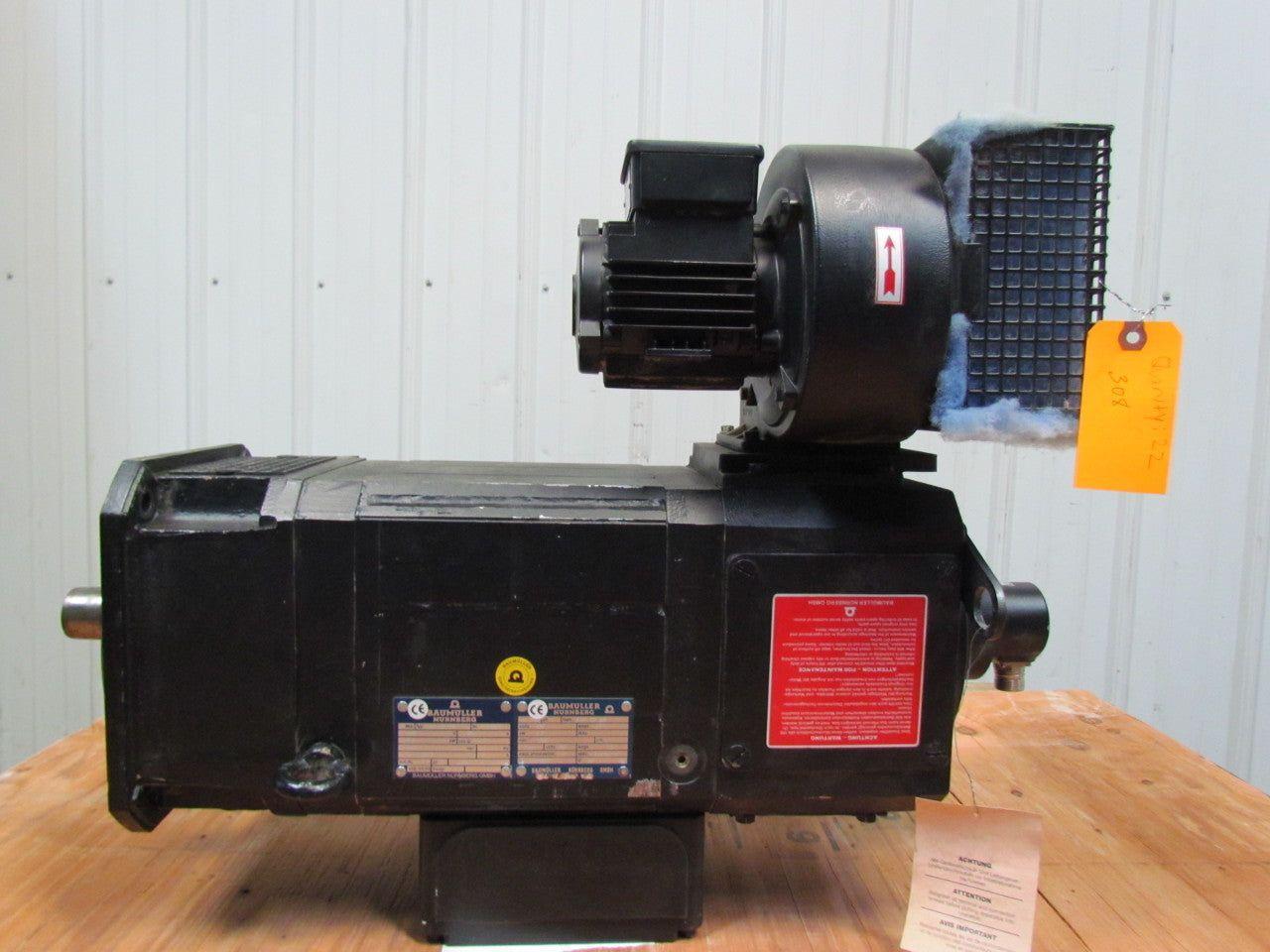 Baumuller GNA 112 SN DC Shunt-Wound Electric Motor 9.2Kw 480V 310 field Volts