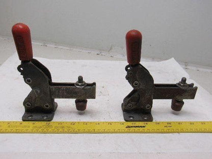 Destaco 2010 Vertical Hold Down Clamp U-Bar Flanged Base Lot Of 2
