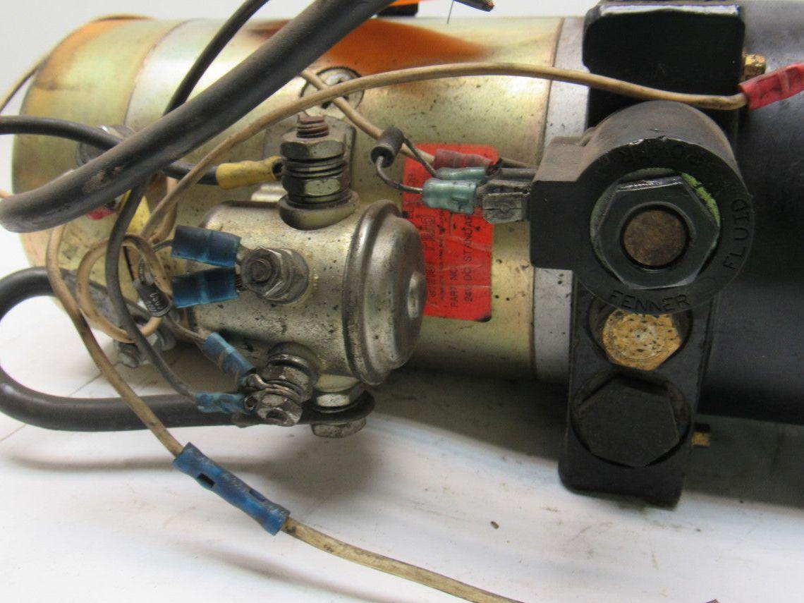 Fenner 07550500 DL-1004 Hydraulic Pump Power Unit 24VDC 3300 PSI Muliton Mic