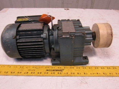 Sew R27DT71G4 61.30:1 Ratio 28RPM 1/3Hp 230/460V Inline Gear Motor