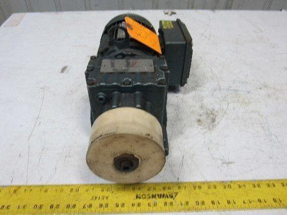 Sew R27DT71G4 61.30:1 Ratio 28RPM 1/3Hp 230/460V Inline Gear Motor