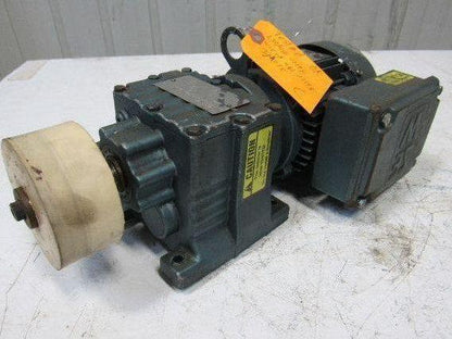 Sew R27DT71G4 61.30:1 Ratio 28RPM 1/3Hp 230/460V Inline Gear Motor