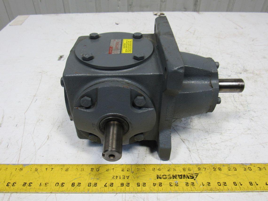 Boston Gear VR146 JV3 1:1 Ratio 1750RPM Input 25Hp Max Right Angle Gearbox