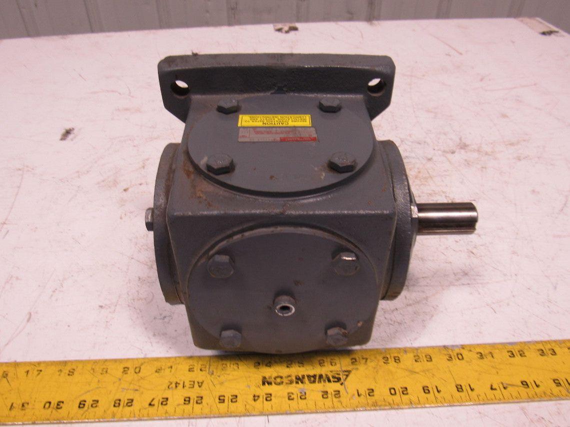 Boston Gear VR146 JV3 1:1 Ratio 1750RPM Input 25Hp Max Right Angle Gearbox