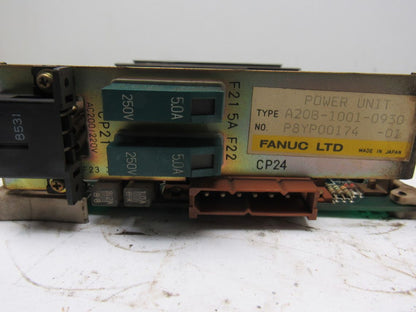 Fanuc A20B-1001-0930 Power Supply Unit Circuit Board CPU CRT CNC