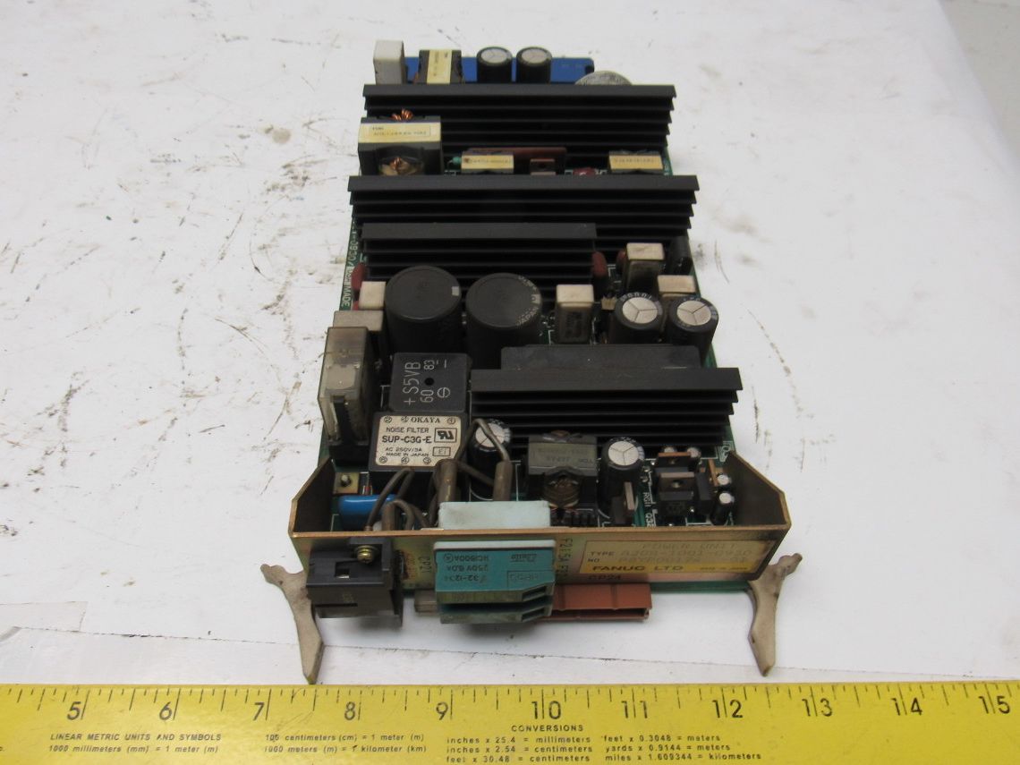 Fanuc A20B-1001-0930 Power Supply Unit Circuit Board CPU CRT CNC