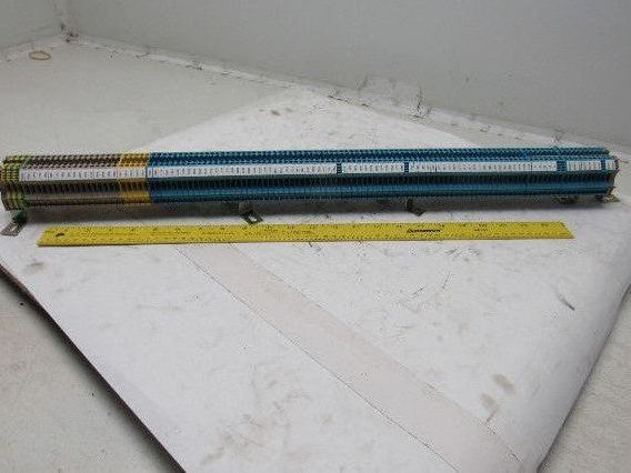 Weidmuller WDU 4 Feed Thru Terminal Contact Block Assembly 100+ DIN Rail Mounted