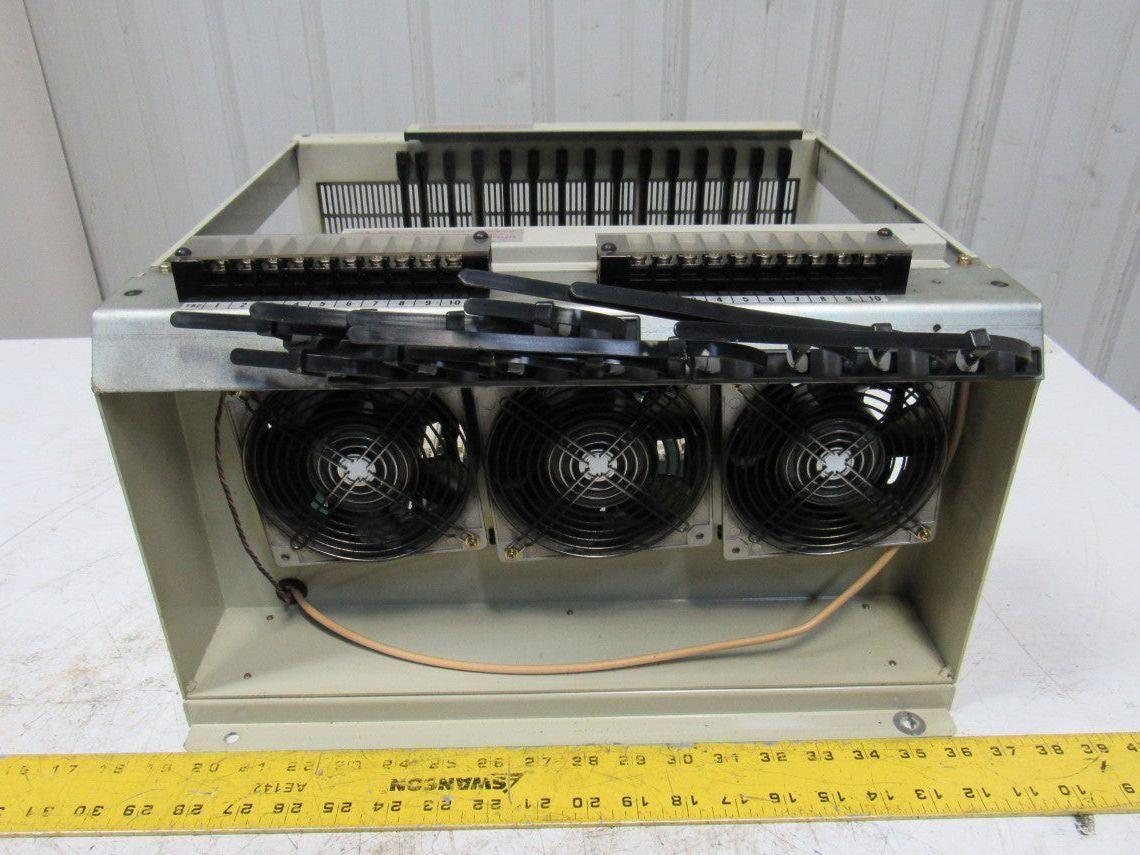 Mitsubishi MELDAS-C4C UFO1C-2 Slot Rack Chassis With Cooling Fans