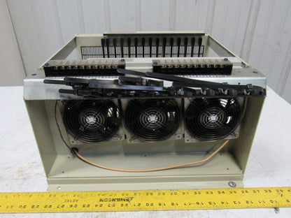 Mitsubishi MELDAS-C4C UFO1C-2 Slot Rack Chassis With Cooling Fans
