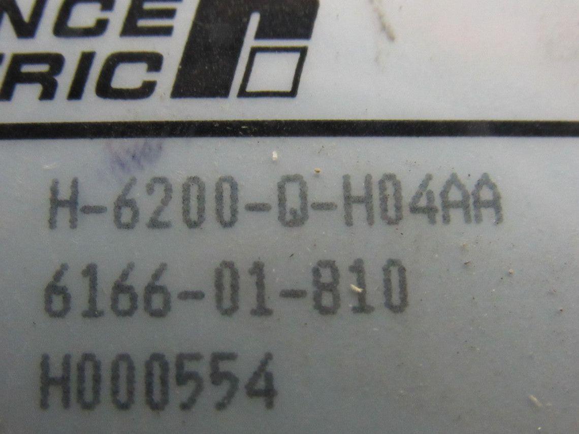 Reliance Electric H-6200-Q-H04AA 3.4kW 3000RPM Brushless Servo Motor 6166-01-810