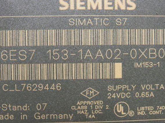 Siemens 6ES7 153-1AA02-0XB0 Simatic S7 Power Supply Module Card