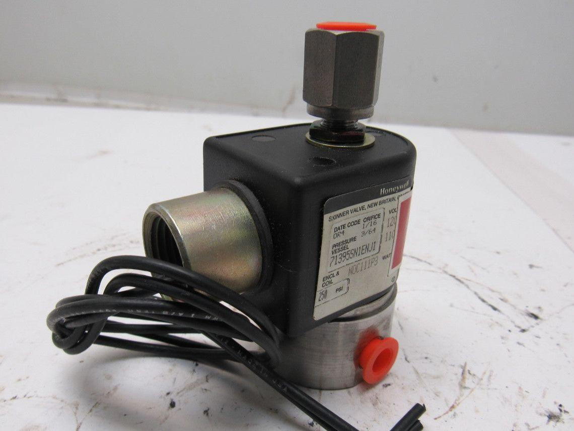 Honeywell 71395SN1ENJ1 250 PSI 120V Solenoid Valve
