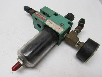 Numatics VK21-02 P21B-02C Airline Filter Regulator With Shut Off