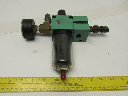 Numatics VK21-02 P21B-02C Airline Filter Regulator With Shut Off