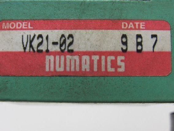 Numatics VK21-02 P21B-02C Airline Filter Regulator With Shut Off