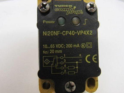 Turck Ni20NF-CP40-VP4X2 Combiprox 10...65VDC Proximity Sensor