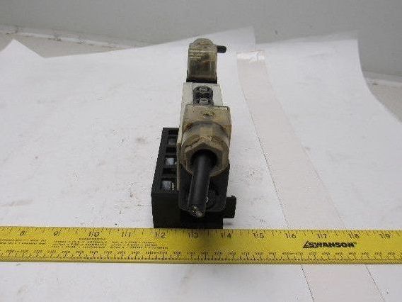 Rexroth R432016670 5/3 Position Closed Center Solenoid Operated Valve 120V Coil