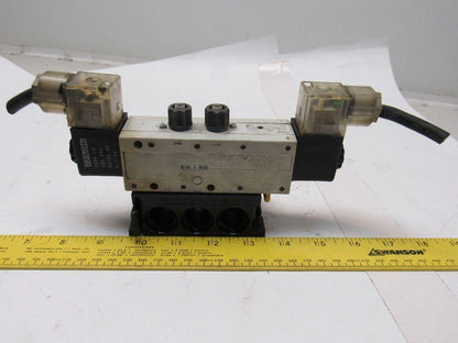 Rexroth R432016670 5/3 Position Closed Center Solenoid Operated Valve 120V Coil