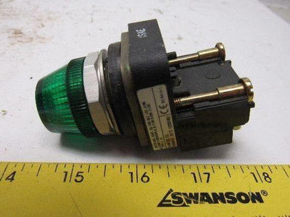 Allen Bradley 800T-P16 120V Pilot Light Lot 4 Green 4 White Lot Of 8