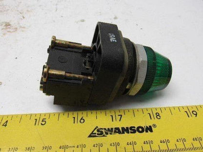 Allen Bradley 800T-P16 120V Pilot Light Lot 4 Green 4 White Lot Of 8
