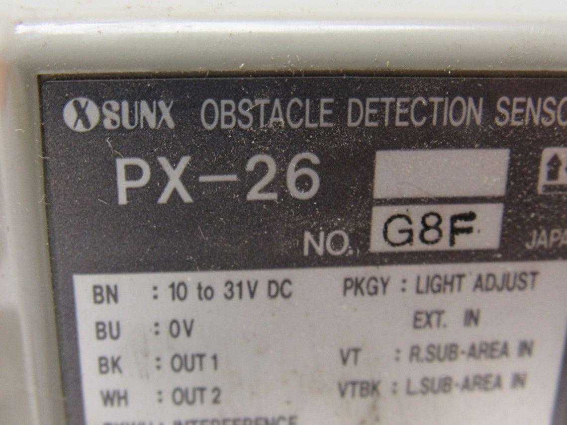 Sunx PX-26 Obstacle Detection Sensor 10-31V DC