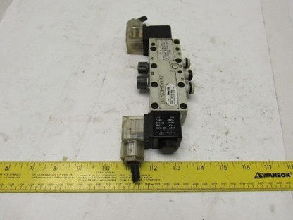 Rexroth R432016668 5/3 Position Exhaust Center Solenoid Valve 110V Coil