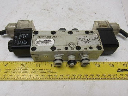 Rexroth R432016668 5/3 Position Exhaust Center Solenoid Valve 110V Coil