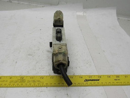 Rexroth R432016670 5/3 Position Closed Center Solenoid Control Valve 120V Coil
