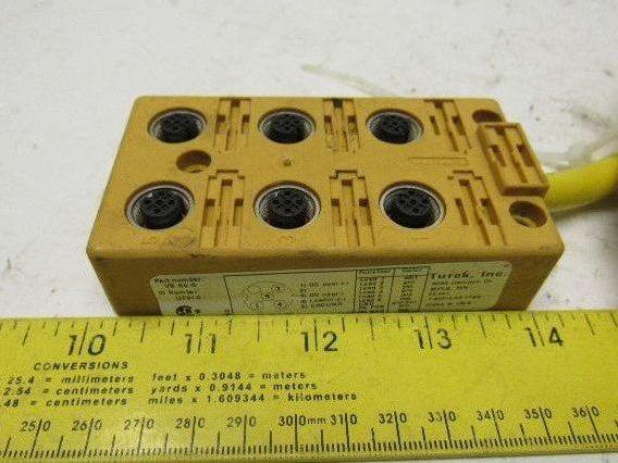 Turck VB 60-5 6 Port Junction Box M12 Eurofast I/O Ports