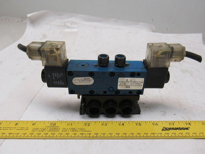 Rexroth PW-067717-00001 4/3 Position Solenoid Operated Poppet Valve 110V Coil