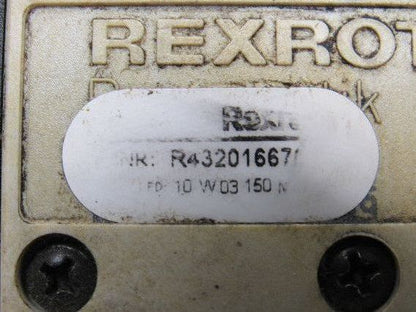 Rexroth R432016670 5/3 Way Closed Center Double Solenoid Air Valve 120V Coil