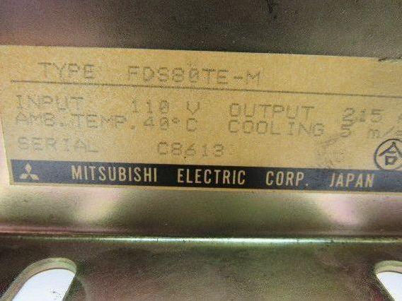 Mitsubishi FDS80TE-M 110V Input 215A Output Diode Assembly