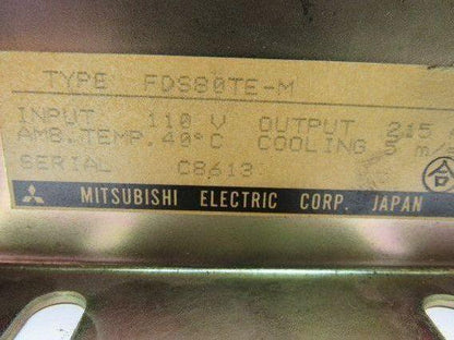 Mitsubishi FDS80TE-M 110V Input 215A Output Diode Assembly