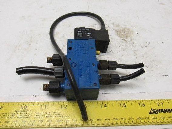 Rexroth P-031163-00005 5/2 Position Solenoid Control Valve 24V Coil