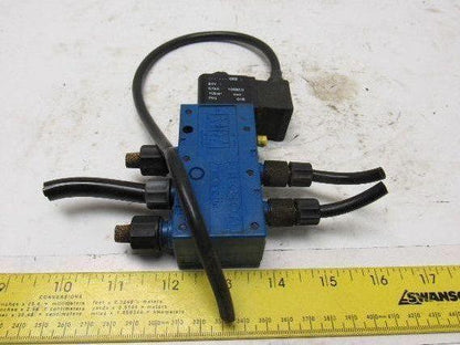 Rexroth P-031163-00005 5/2 Position Solenoid Control Valve 24V Coil
