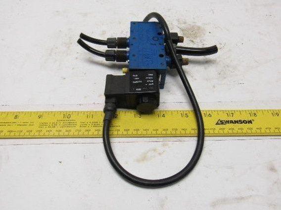 Rexroth P-031163-00005 5/2 Position Solenoid Control Valve 24V Coil