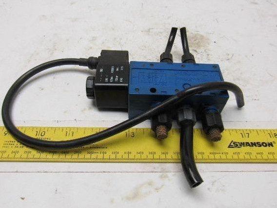 Rexroth P-031163-00005 5/2 Position Solenoid Control Valve 24V Coil