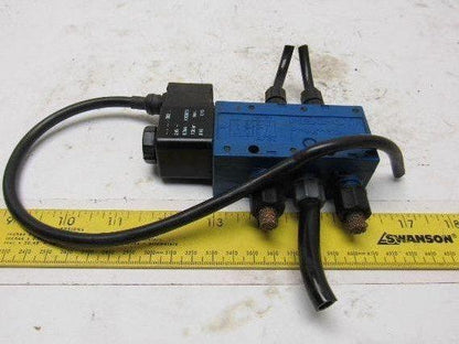 Rexroth P-031163-00005 5/2 Position Solenoid Control Valve 24V Coil