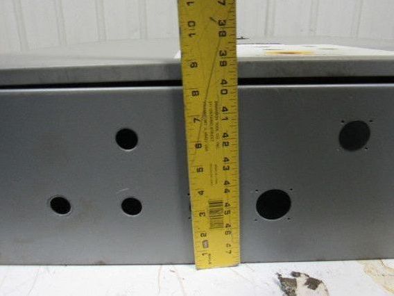 Hoffman C-SD36308 Steel Hinged Door Electrical Enclosure 36"x30"x8" W/Back Plate