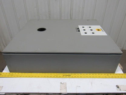 Hoffman C-SD36308 Steel Hinged Door Electrical Enclosure 36"x30"x8" W/Back Plate