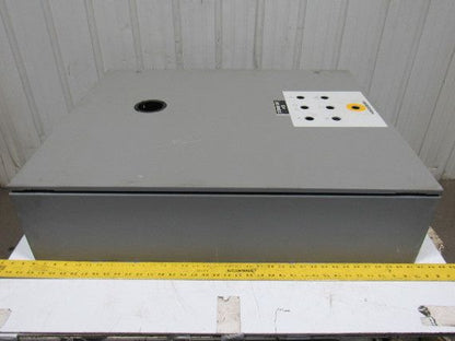 Hoffman C-SD36308 Steel Hinged Door Electrical Enclosure 36"x30"x8" W/Back Plate