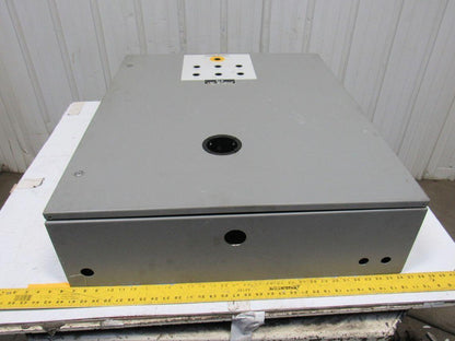 Hoffman C-SD36308 Steel Hinged Door Electrical Enclosure 36"x30"x8" W/Back Plate