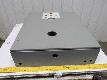 Hoffman C-SD36308 Steel Hinged Door Electrical Enclosure 36"x30"x8" W/Back Plate