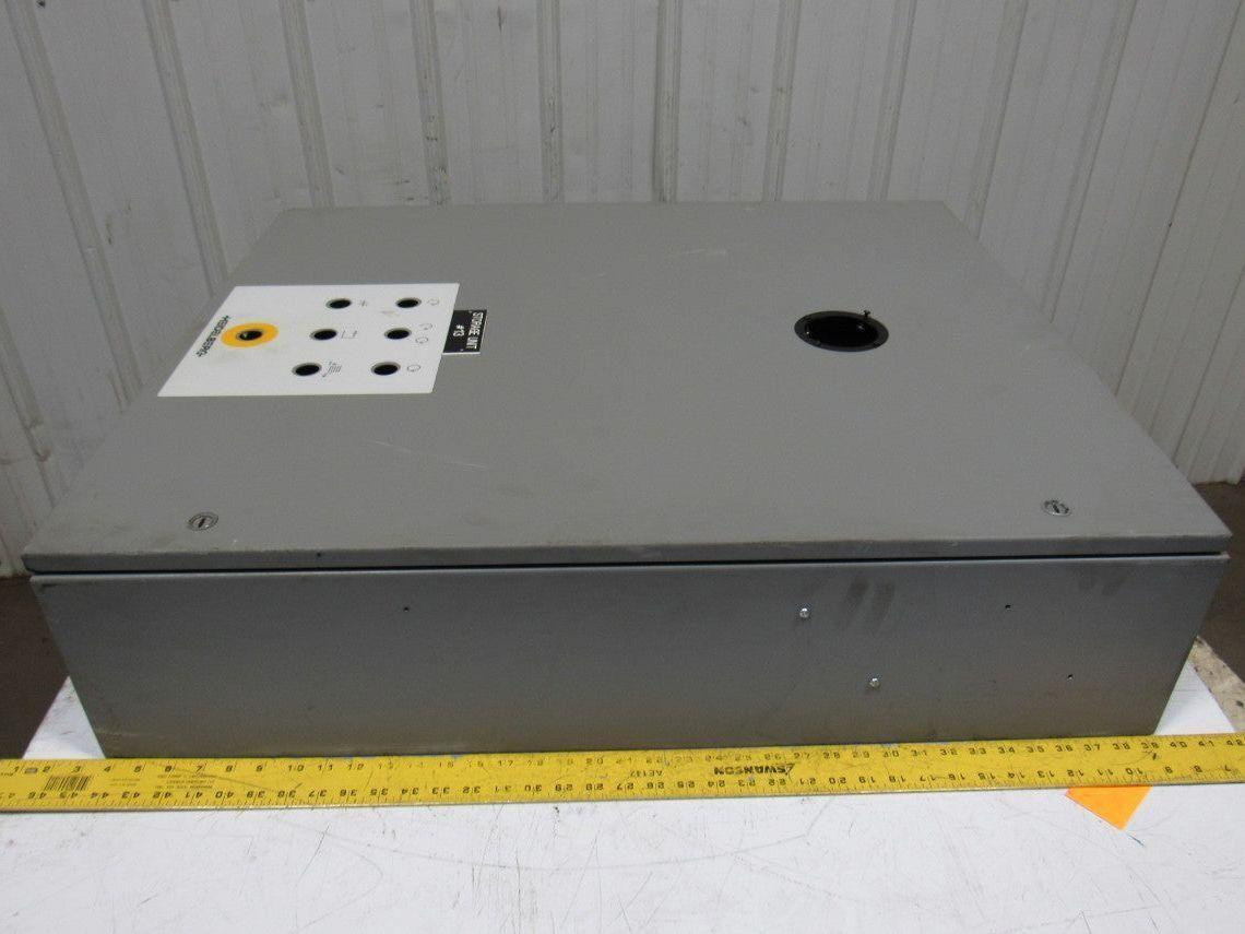 Hoffman C-SD36308 Steel Hinged Door Electrical Enclosure 36"x30"x8" W/Back Plate