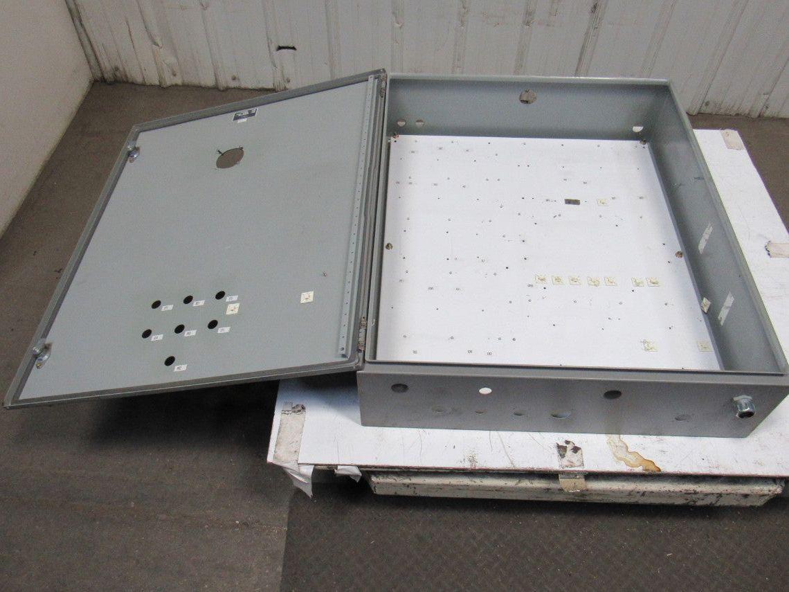 Hoffman C-SD36308 Steel Hinged Door Electrical Enclosure 36"x30"x8" W/Back Plate