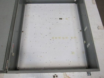 Hoffman C-SD36308 Steel Hinged Door Electrical Enclosure 36"x30"x8" W/Back Plate