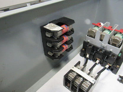 Hoffman A-20C16BLP Electrical Enclosure 20x16x8" Fusible Disconnect Control Box