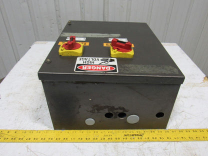 Hoffman A-20C16BLP Electrical Enclosure 20x16x8" Fusible Disconnect Control Box