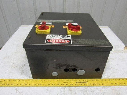Hoffman A-20C16BLP Electrical Enclosure 20x16x8" Fusible Disconnect Control Box