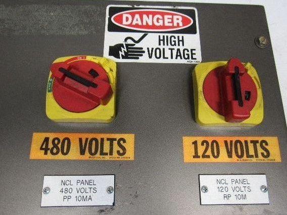 Hoffman A-20C16BLP Electrical Enclosure 20x16x8" Fusible Disconnect Control Box